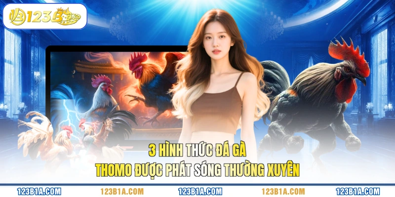 3 hình thức đá gà Thomo được phát sóng thường xuyên